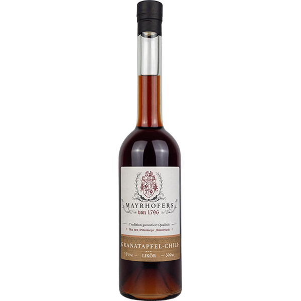 Granatapfel-Chili-Likör | 18% vol. | Mayrhofers 1796
